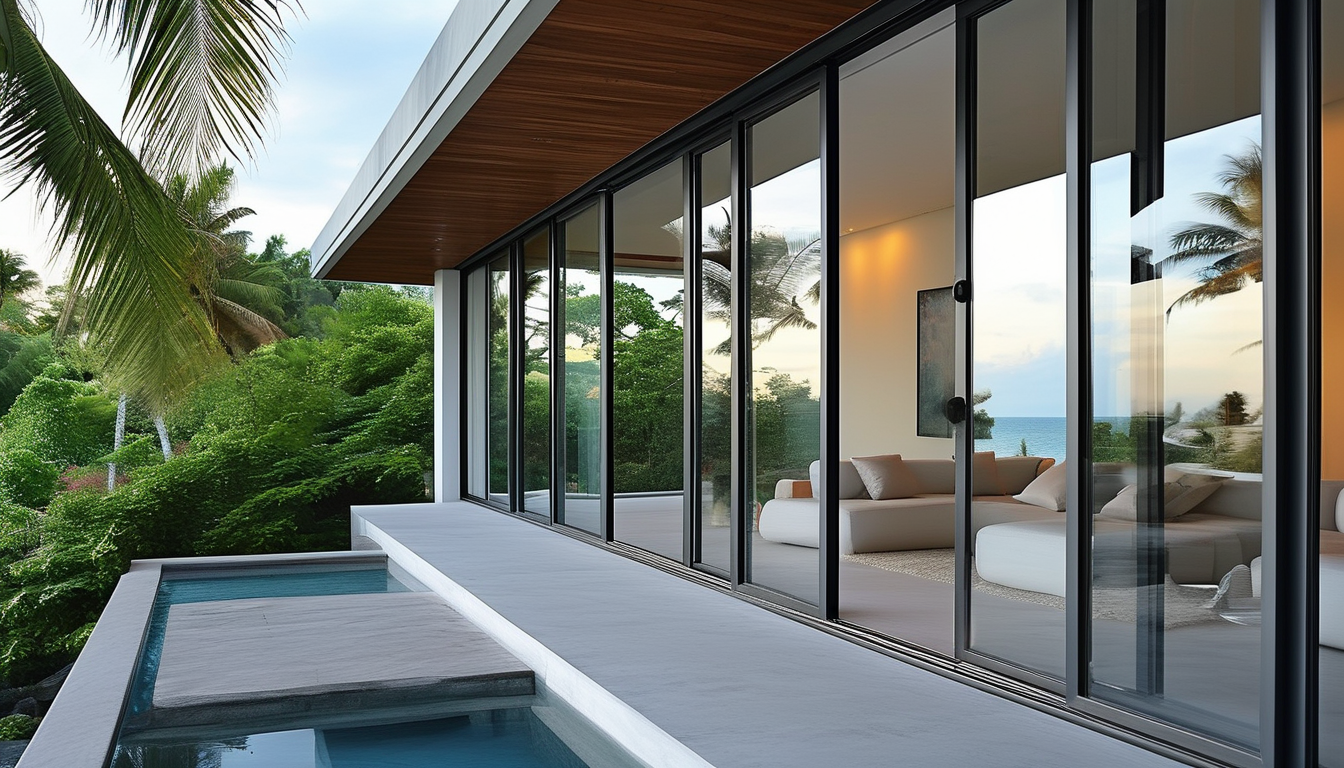 Aluminum Security Door For Beach Houses