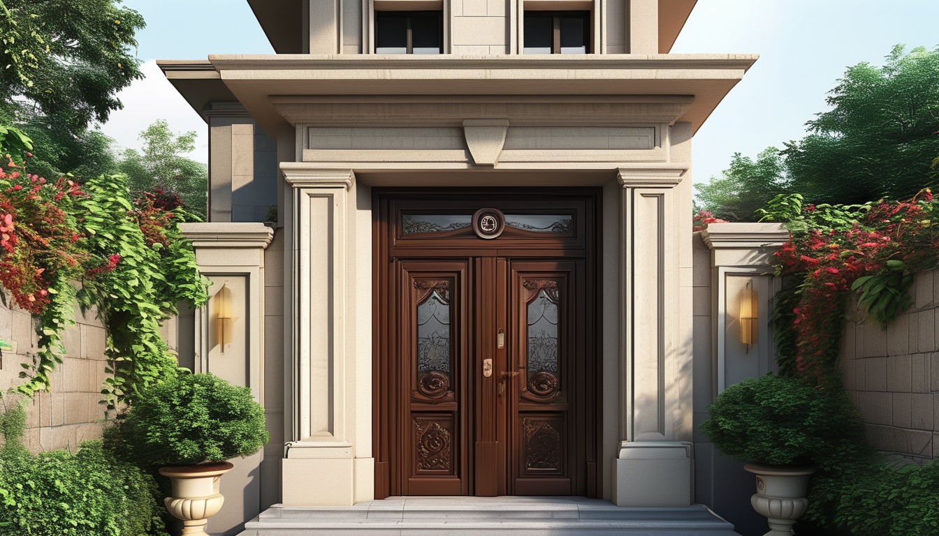 Villa Entry Door For Wholesale Projects