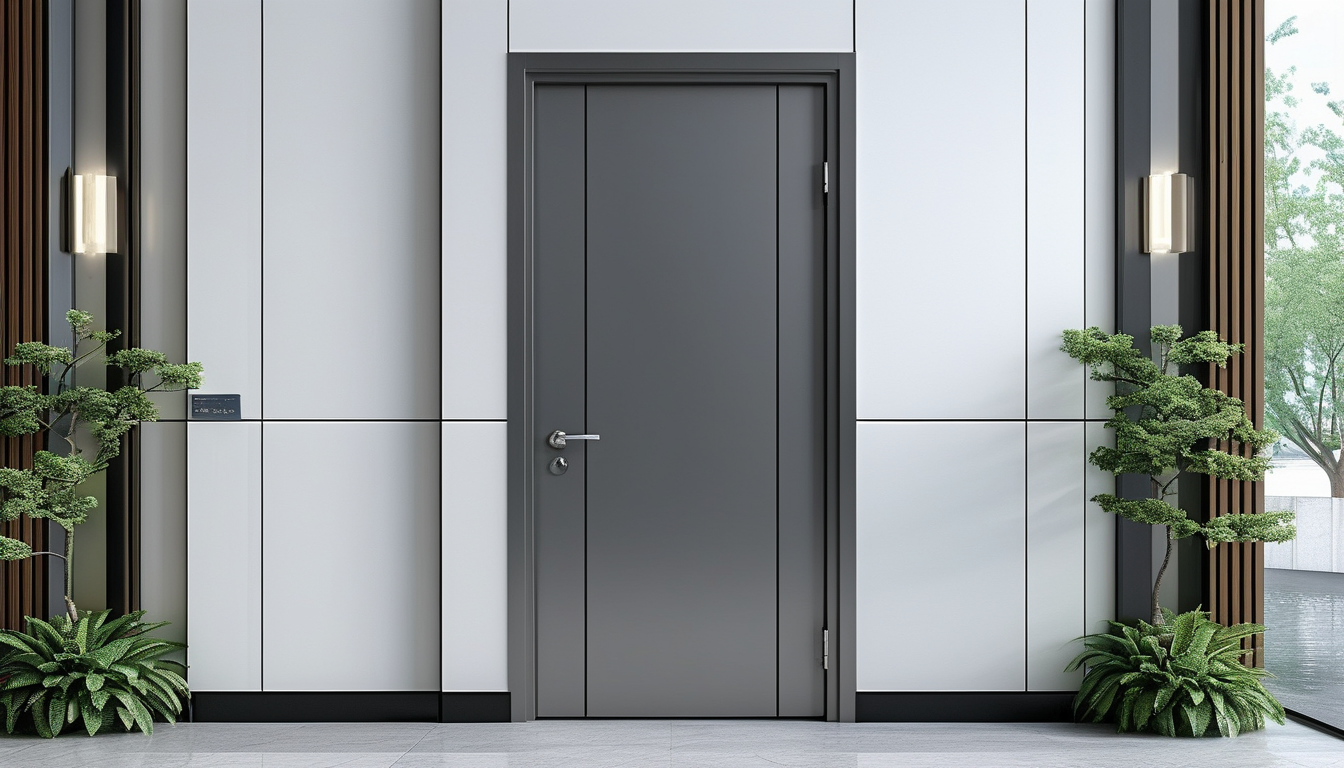 Waterproof Aluminum Door For Healthcare Facilities