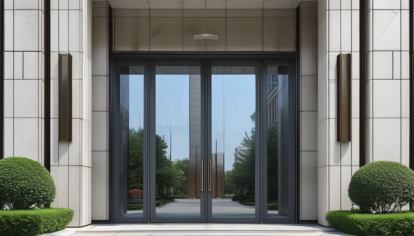 Energy Efficient Entry Door For Commercial Buildings