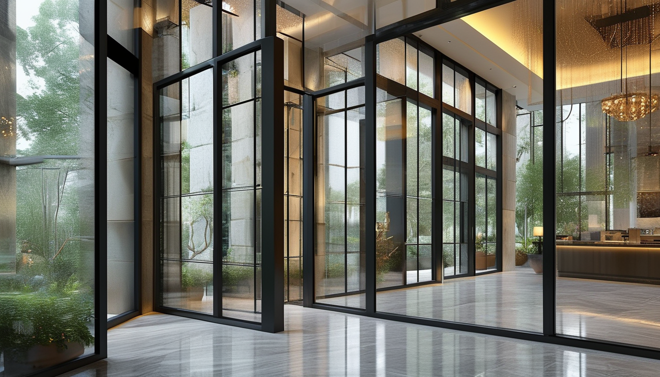 Thermal Break Aluminum Door For Boutique Hotels