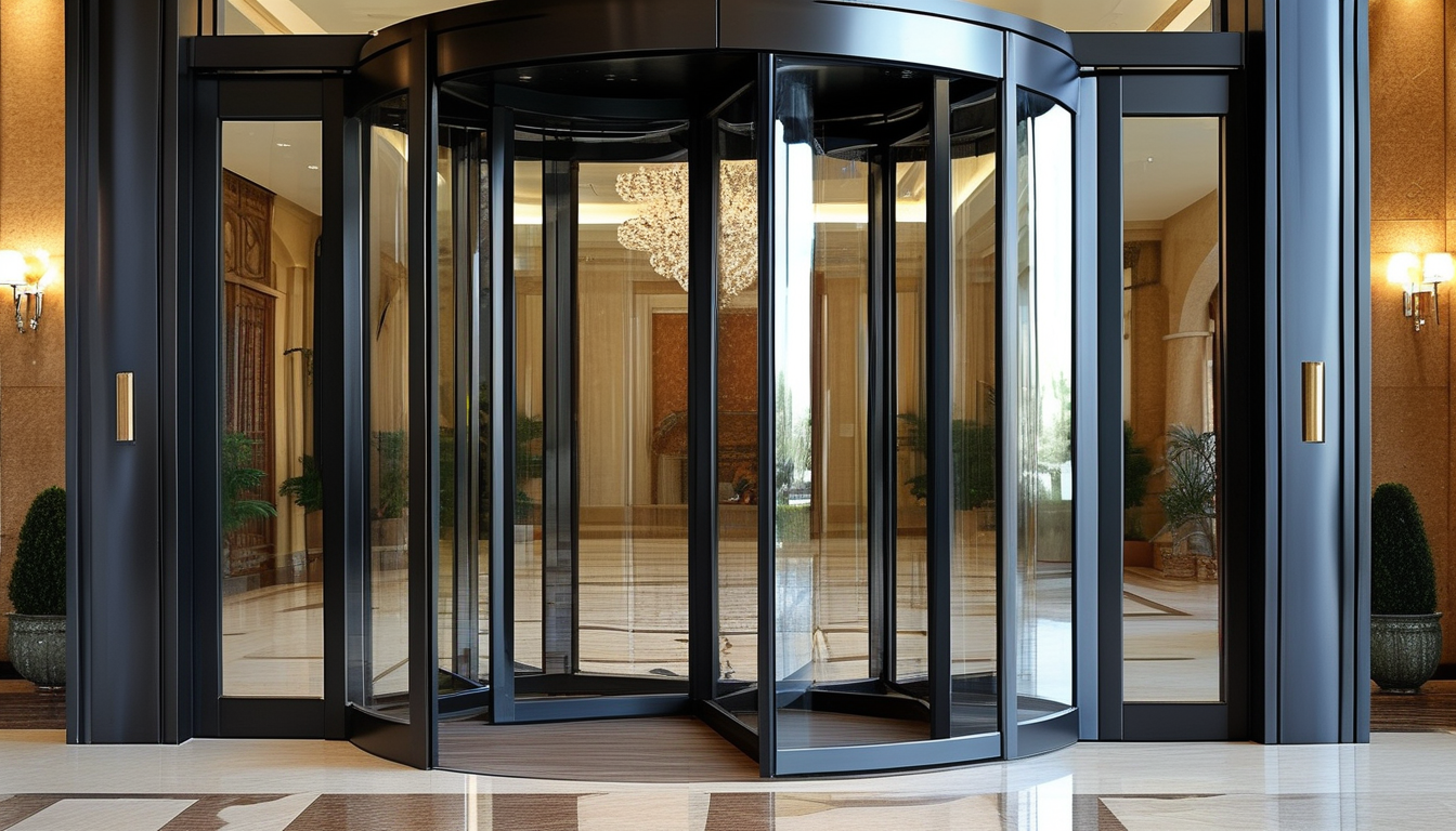 Large Pivot Door For Gated Communities