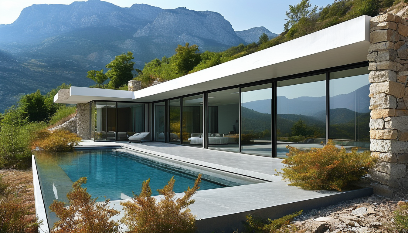 Aluminum Front Door For Mountain Houses