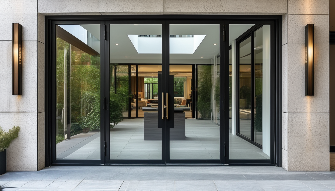 Glass Entry Door For Apartment Buildings