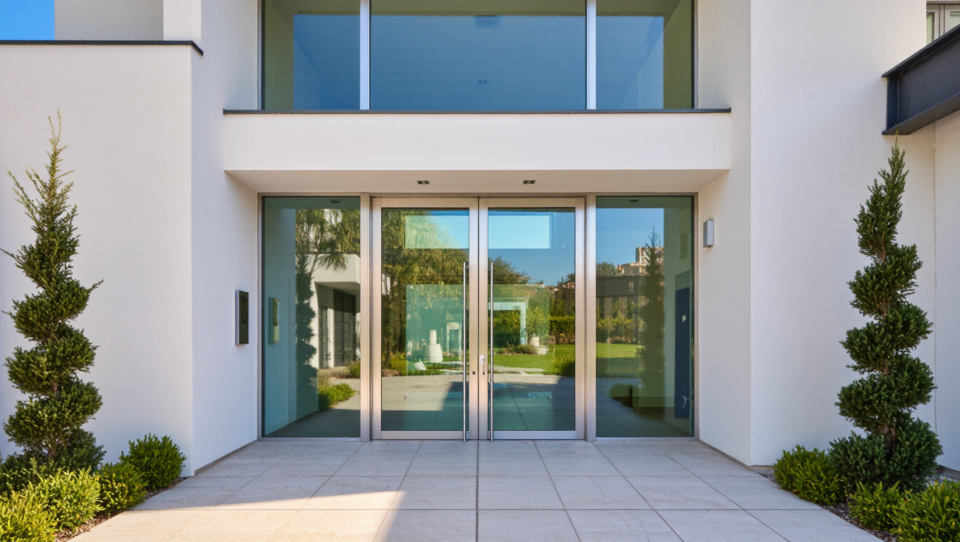 Luxury Glass Entrance Door For Architectural Design Projects