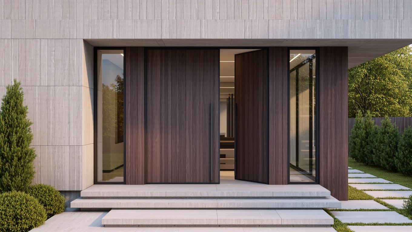 Pivot Entry Door For Real Estate Projects