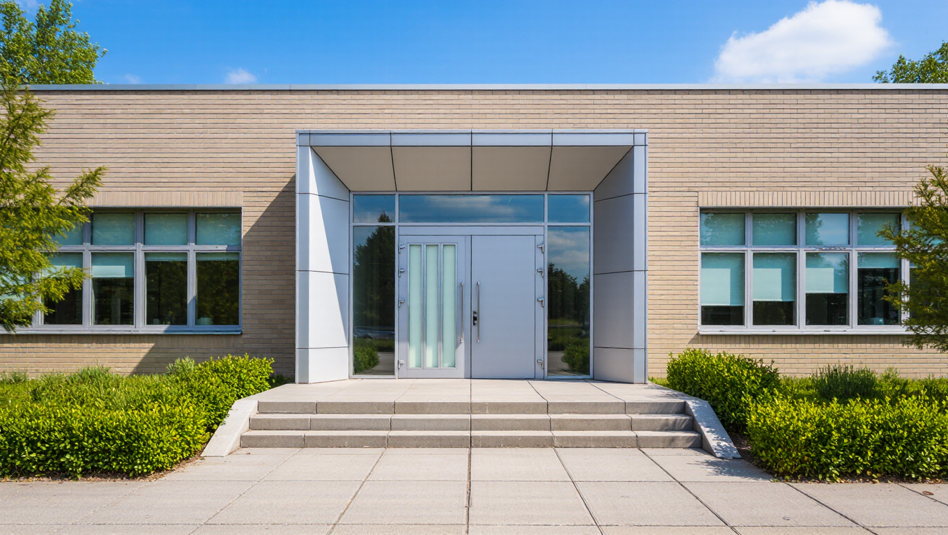 Aluminum Front Door For Educational Buildings