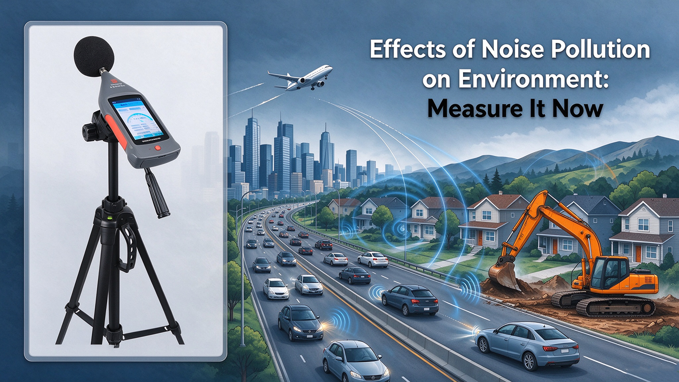 Effects of Noise Pollution on Environment: Measure It Now