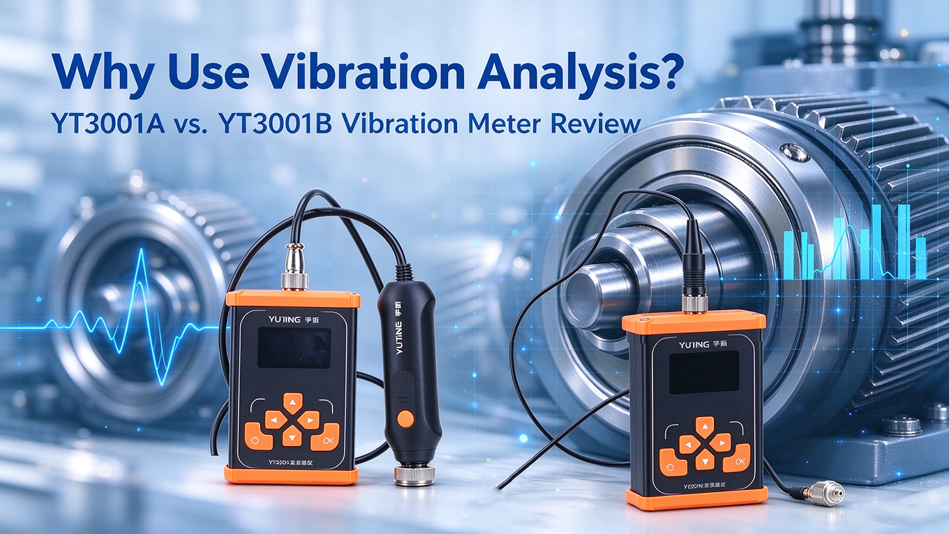 Why Use Vibration Analysis? YT3001A vs. YT3001B Vibration Meter Review