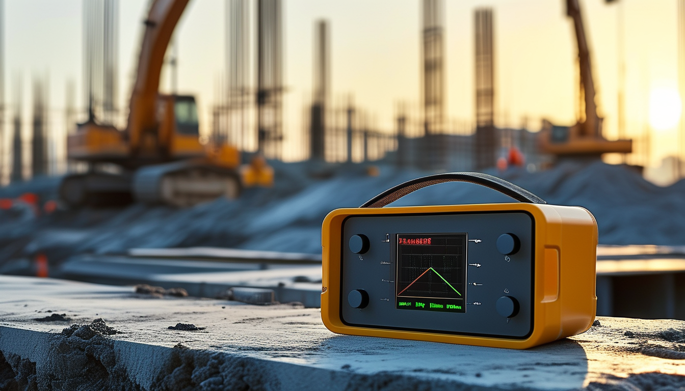 Acoustic Vibration Sensor For Construction Site Environmental Noise And Vibration Assessment
