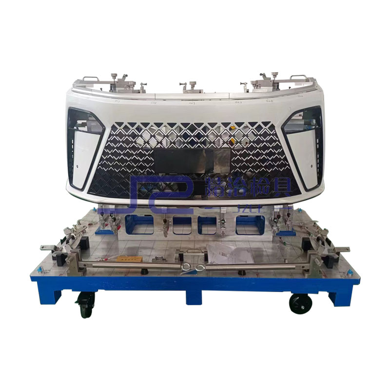 Checking fixture car front and rear bumper detection tools