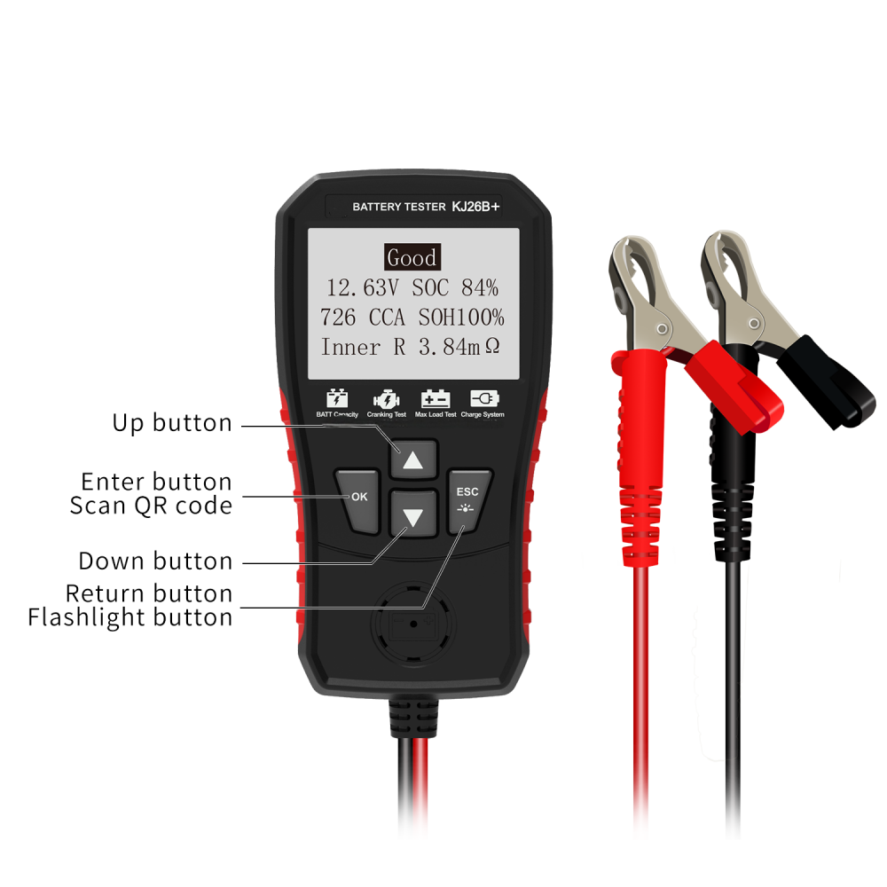 digital battery tester