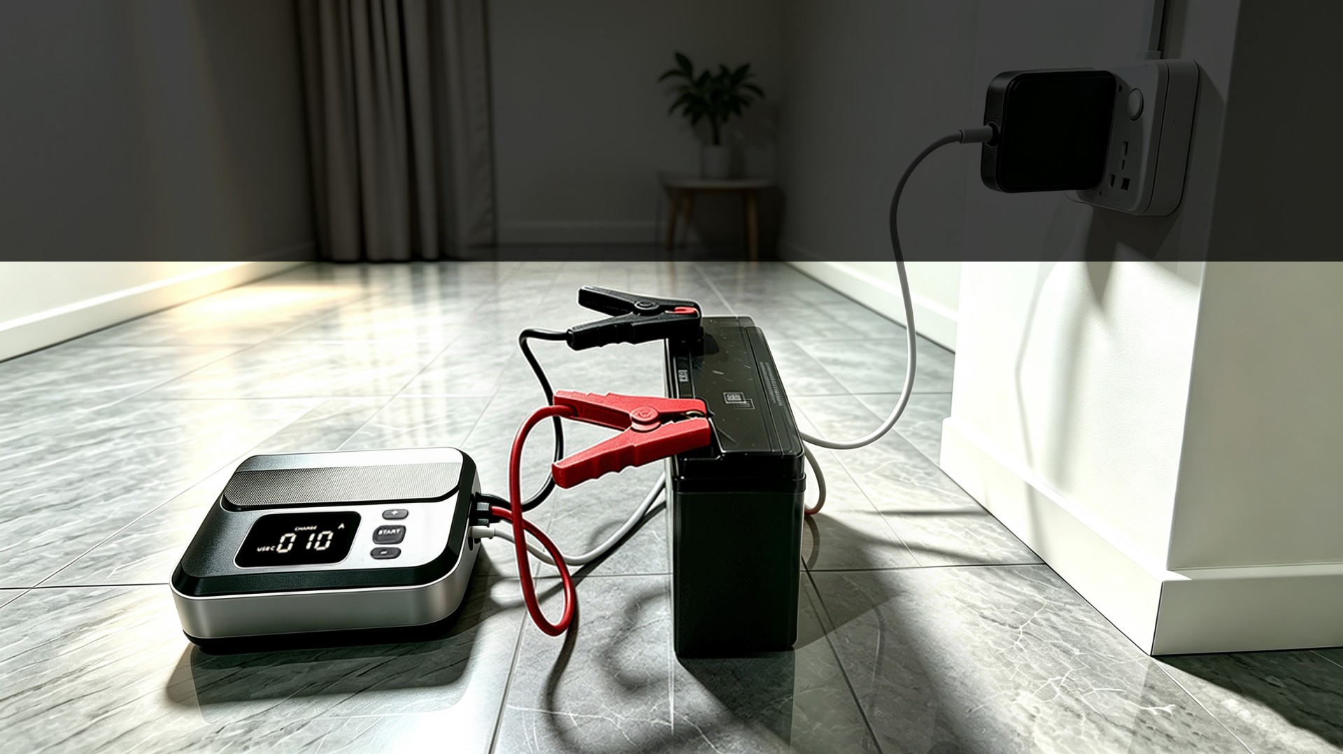 Built-in 2A-10A Lead-Acid Battery Charger