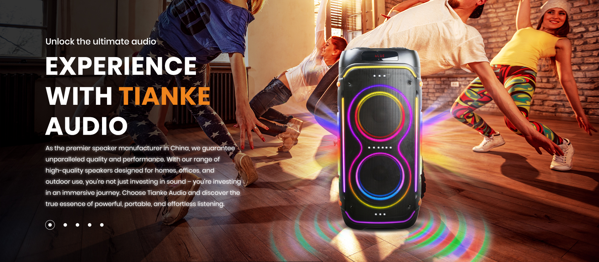 New Hot Sale Big Portable Wireless Karaoke Powerful Bluetooth Speakers