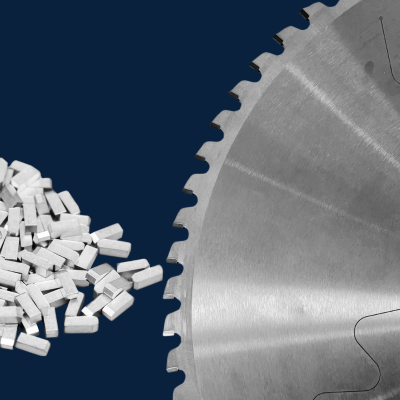 High Precision Cermet Saw Tips | Heat Resistant and High Hardness for Circular Metal Saw Cutting