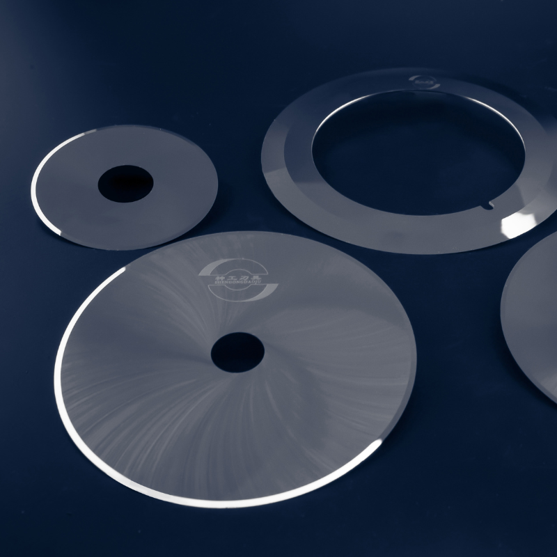 Iiblade zeTungsten Carbide Circular Blades | Ayinaziqhushumbisi, Ayinazinti zokuCoca iCigarette Filter kunye nePhepha Straw Slitting