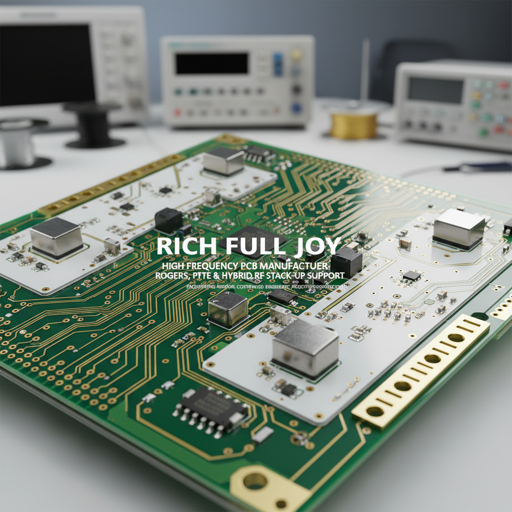 High Frequency PCB Manufacturer | Rogers, PTFE & RF Stack-Up Support