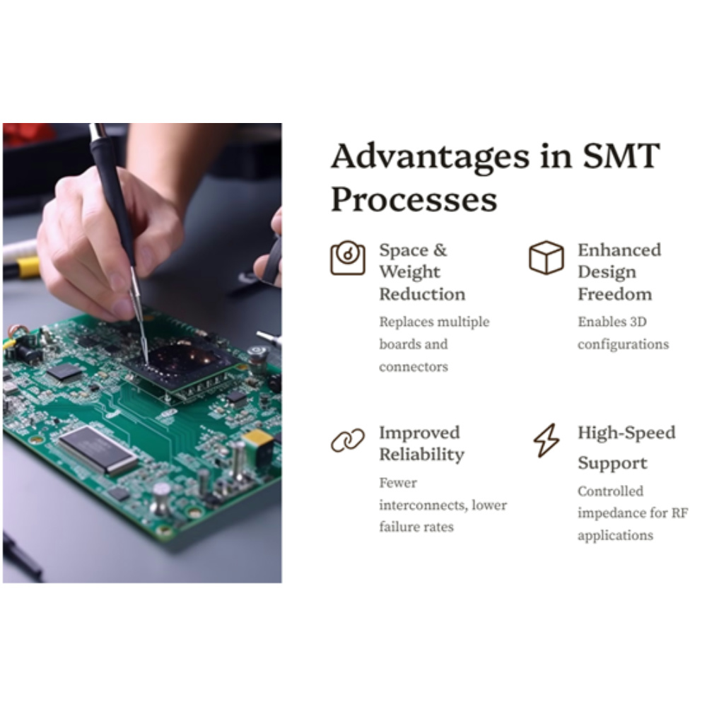 PCB انعطاف‌پذیر در مونتاژ SMT | کاربردها و مزایای مدار انعطاف‌پذیر