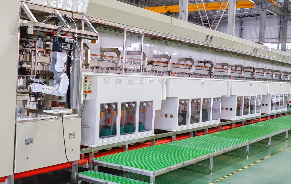 Gantry-type automatic PCB plating line system