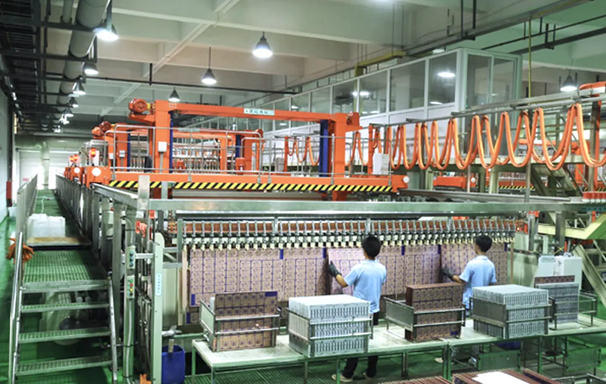 Gantry-type automatic PCB plating line system