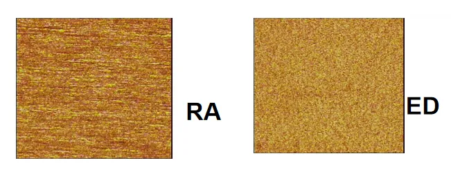 RA rolled annealed vs ED electrolytic copper foil.webp
