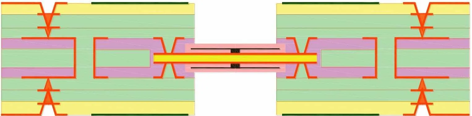 rigid flex PCB static vs dynamic bend radius cross section schematic.webp