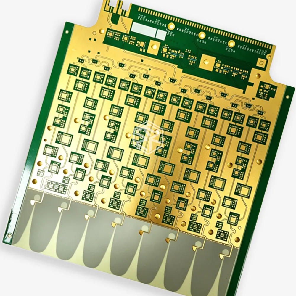 Optical Module Hybrid PCB: Transition Zone Design Between High-Frequency Material and FR4 Is Critical