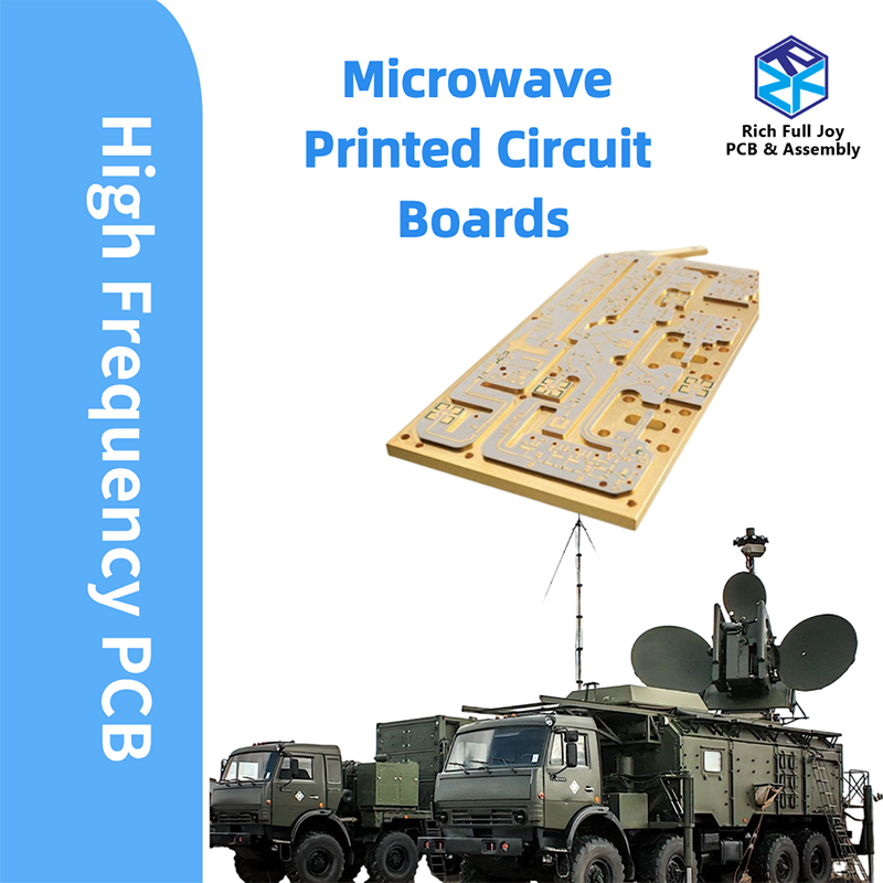 Segondè fyab teknoloji fabrikasyon PCB Rich Full Joy ki gen fant avèg: Aspè kle pou PCB HDI, mikwo ond, frekans segondè ak RF