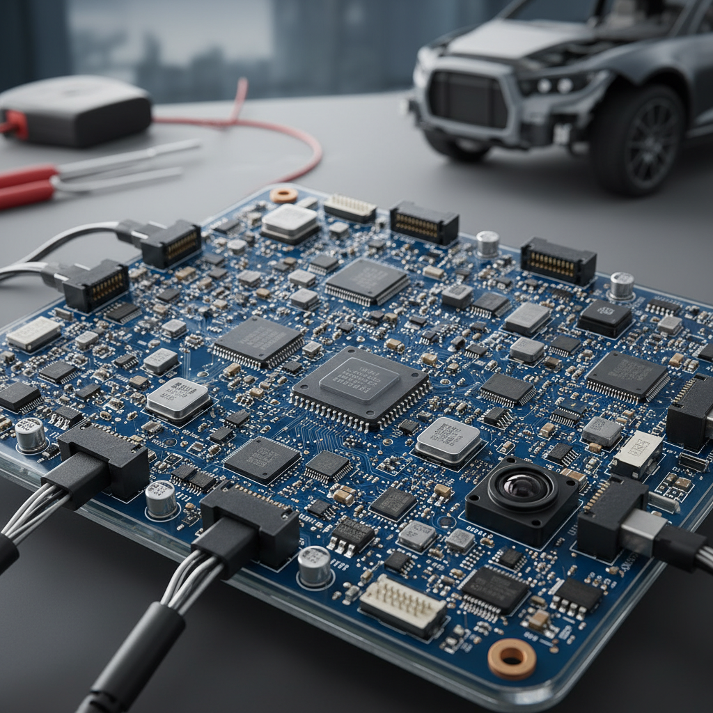 Electric Vehicle Pcb For Autonomous Driving Sensors