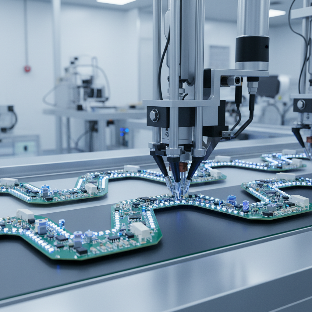 Assembly Of Electronic Components For Ev Lighting