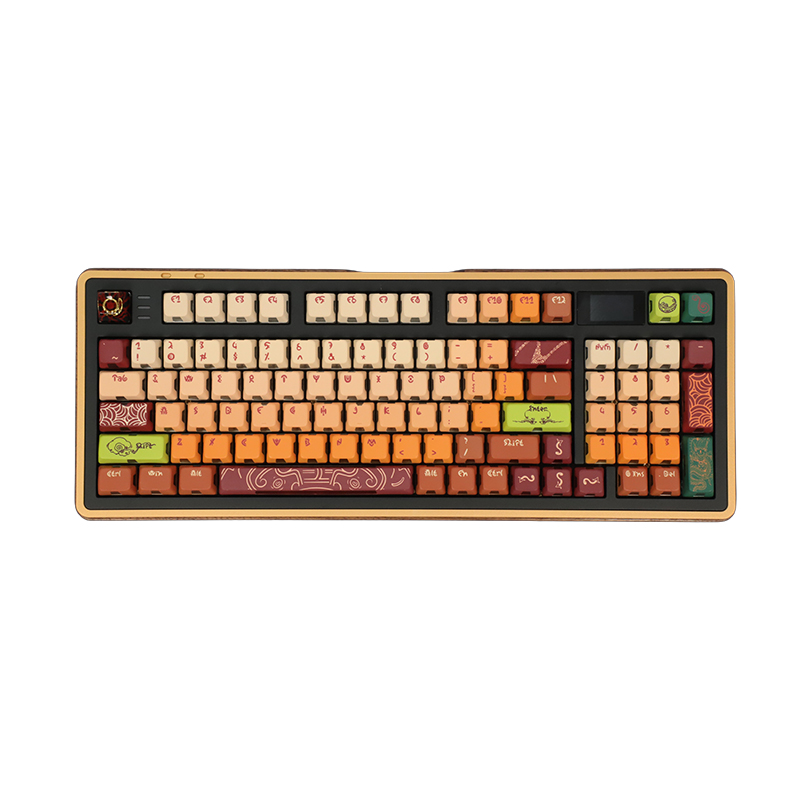 Wukong Theme Keyboard，Sublimation keycaps with windows on four sides