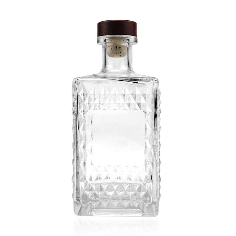 700ml 750ml custom liquor luxury liquor box bottle luxury crystal 750ml liquor bottle