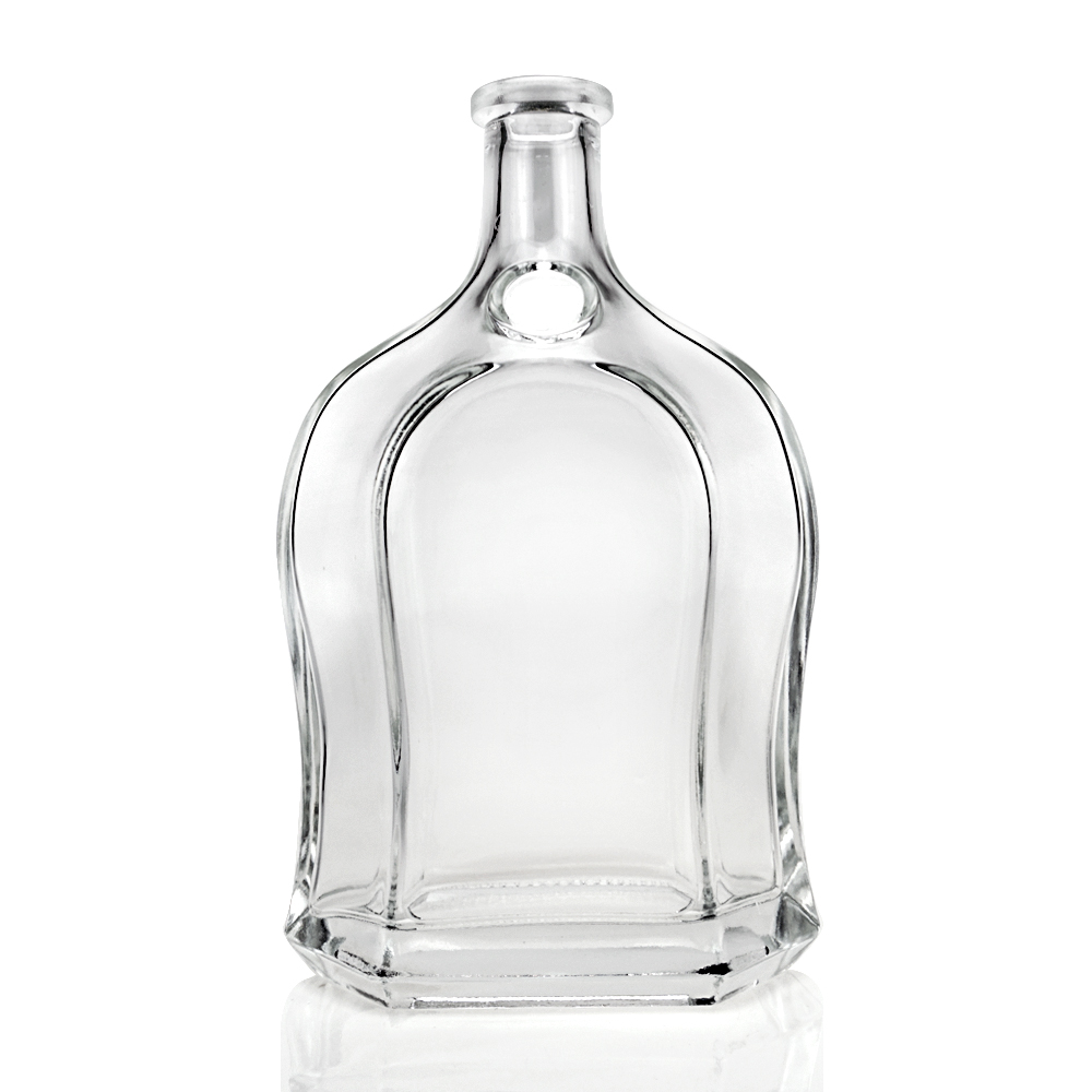 Wholesale high quality liquor bottle 500ml 700ml 750ml spirits liquor vodka whiskey gin rum glass bottles