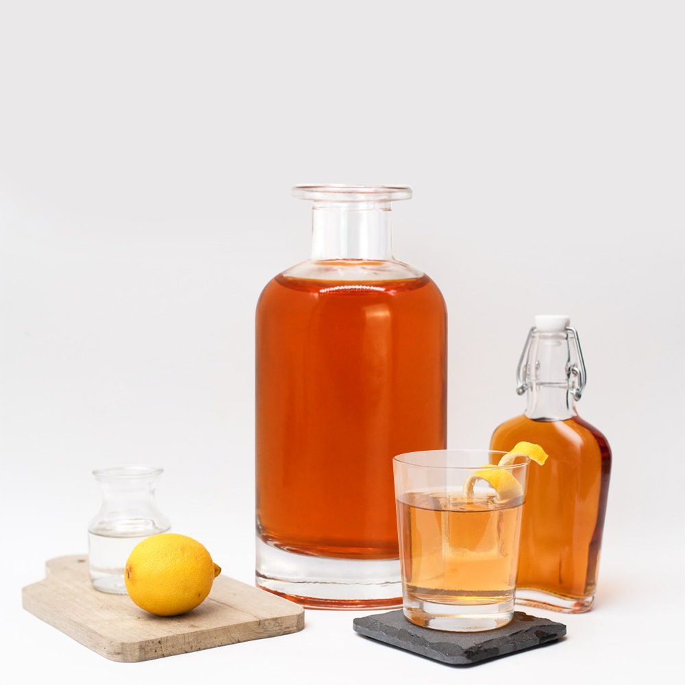 Wholesale 500ml brown glass jar Diffuser Bottle Aroma Reed Diffuser Bottle