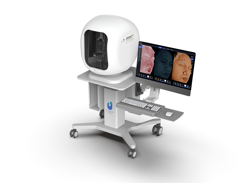 UTECH Professional Mobile Equipment Trolley for Skin Analysis Devices