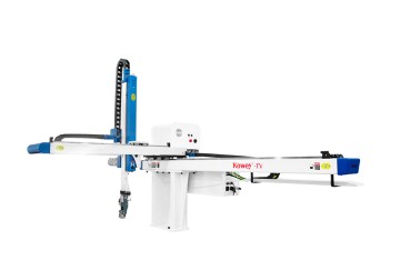 3 Axis Full Servo Double-Stage Single-Arm Injec...