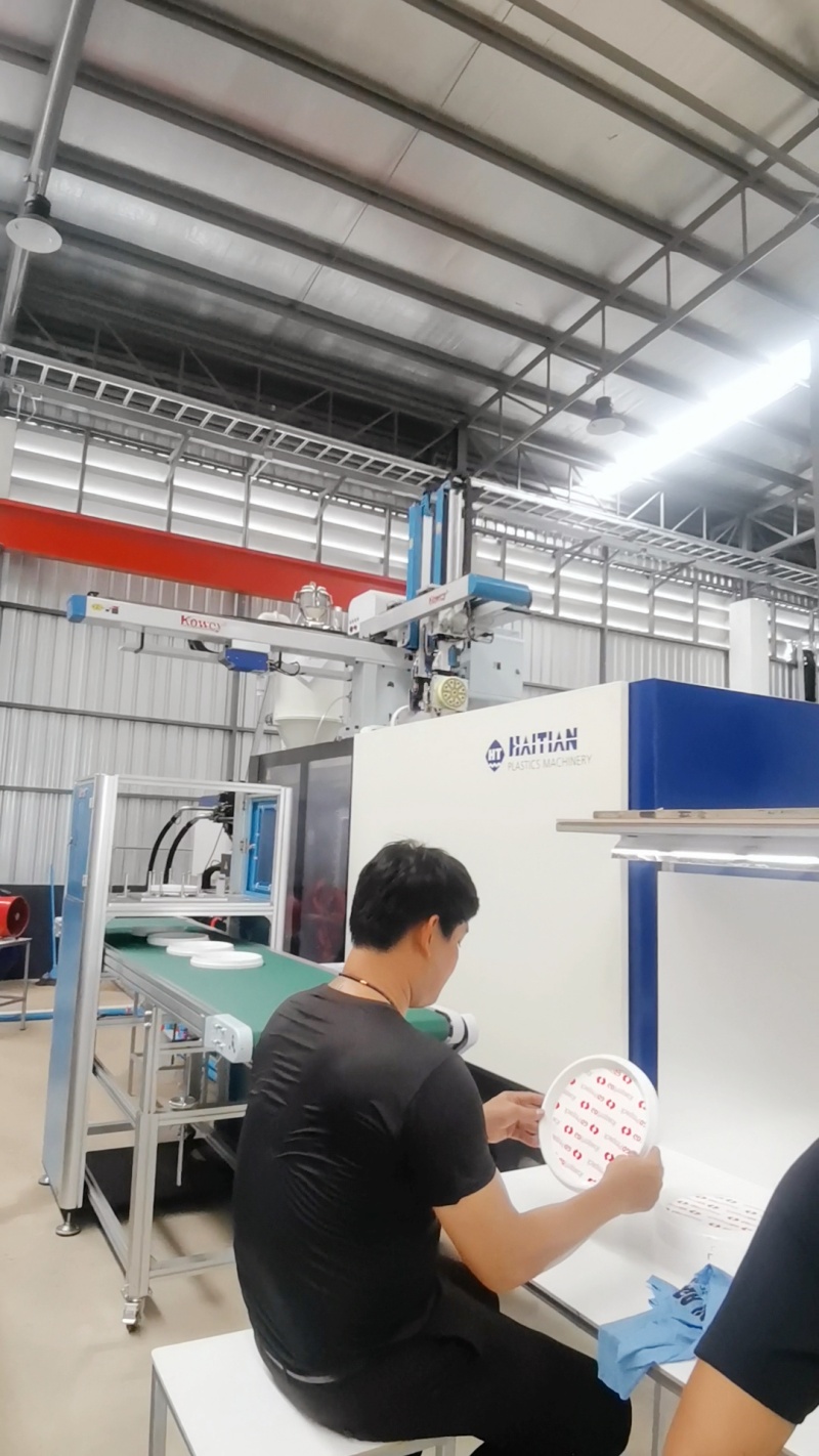 Top Entry IML Robot For Lid