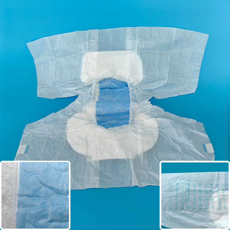 CCADP1 Disposable Adult Elderly Diapers with ADL PE Backfilm