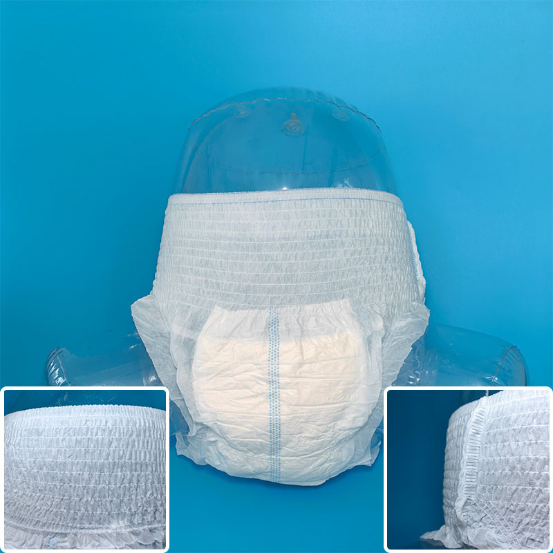 CCAPF Basic Disposable Adult Pull Ups Diaper with Clothlike Backfilm