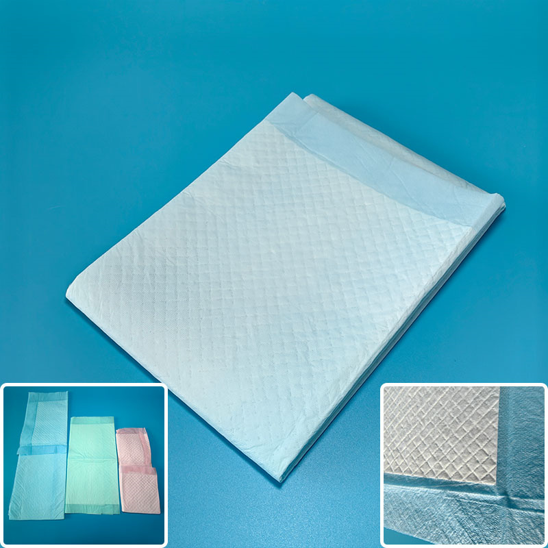 CCNPP Disposable Underpad with Spunbond Nonwoven Top Layer, Whitening and Softening Laminated Back Sheet
