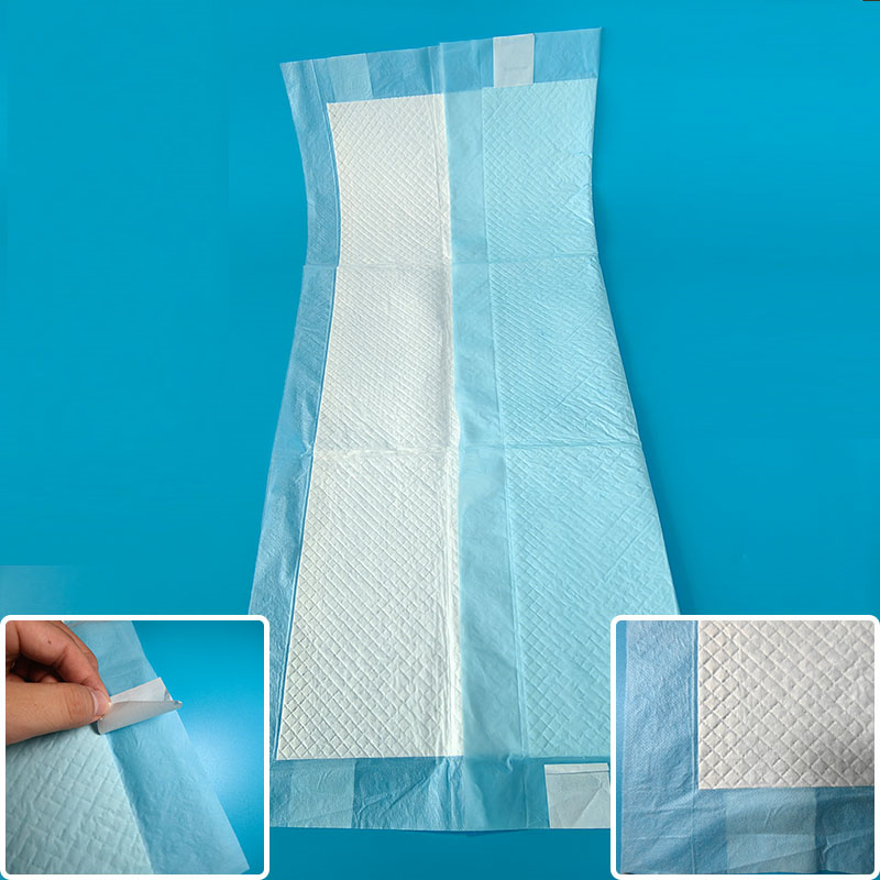 CCNPP1 Disposable Bed Pads with Spunbond Nonwovens Top Sheet Four-corner Positioning