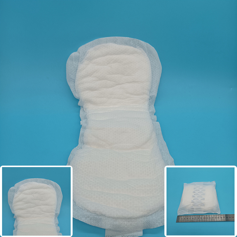 CCMN8 Hot air nonwoven top sheet Spunbond nonwoven Backfilm 8 shaped Maternity pad Fluff pulp SAP