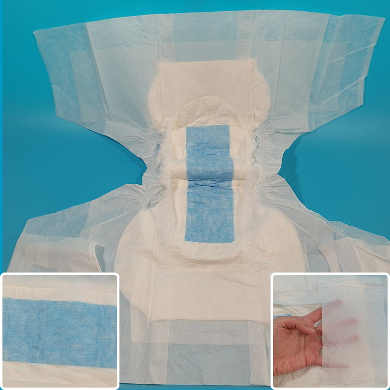 CCADF12 Adult Diaper Clothlike Backfilm with Back Leakage Gurad ADL