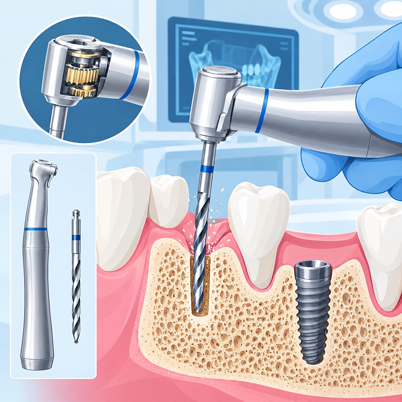 Optimizing Bone Preparation: The Crucial Role of 20:1 Reduction Dental Handpieces in Implantology