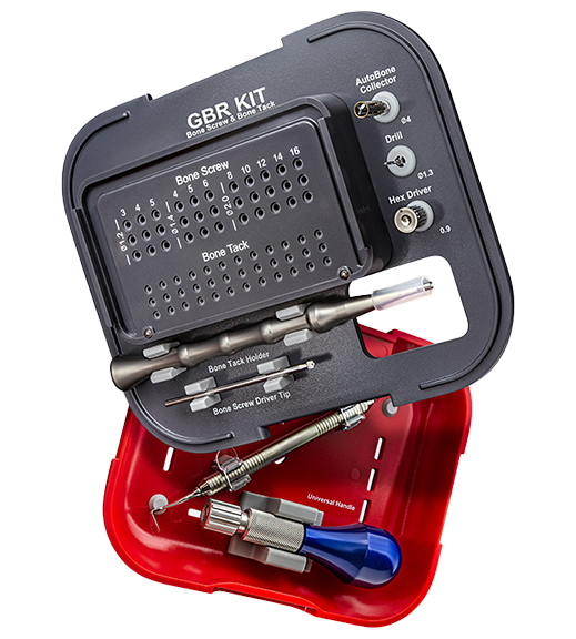 En matière de chirurgie de régénération osseuse guidée (ROG), il est essentiel de disposer des bons outils et équipements.