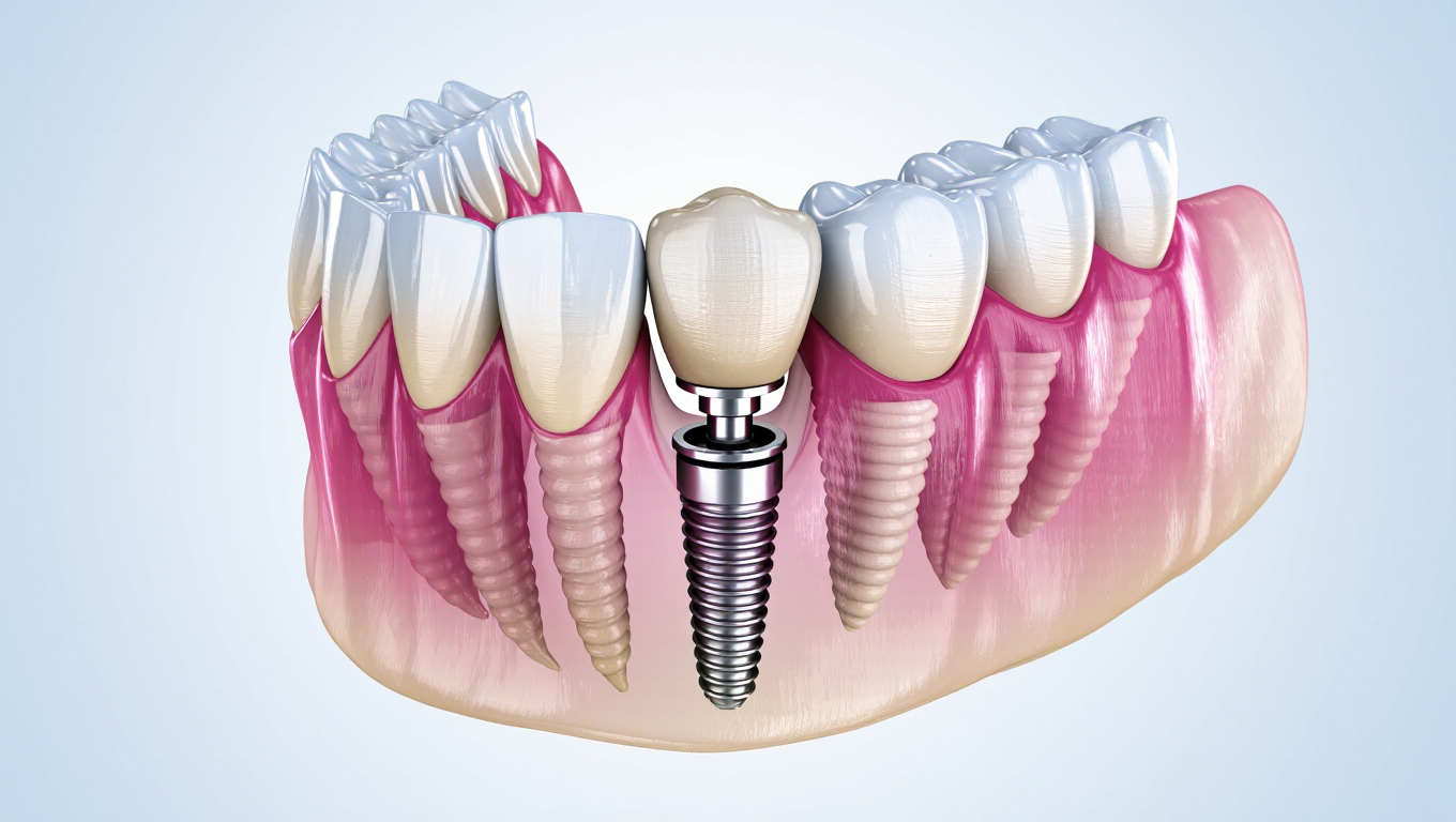 Mini Dental Implant For Replacing Missing Teeth