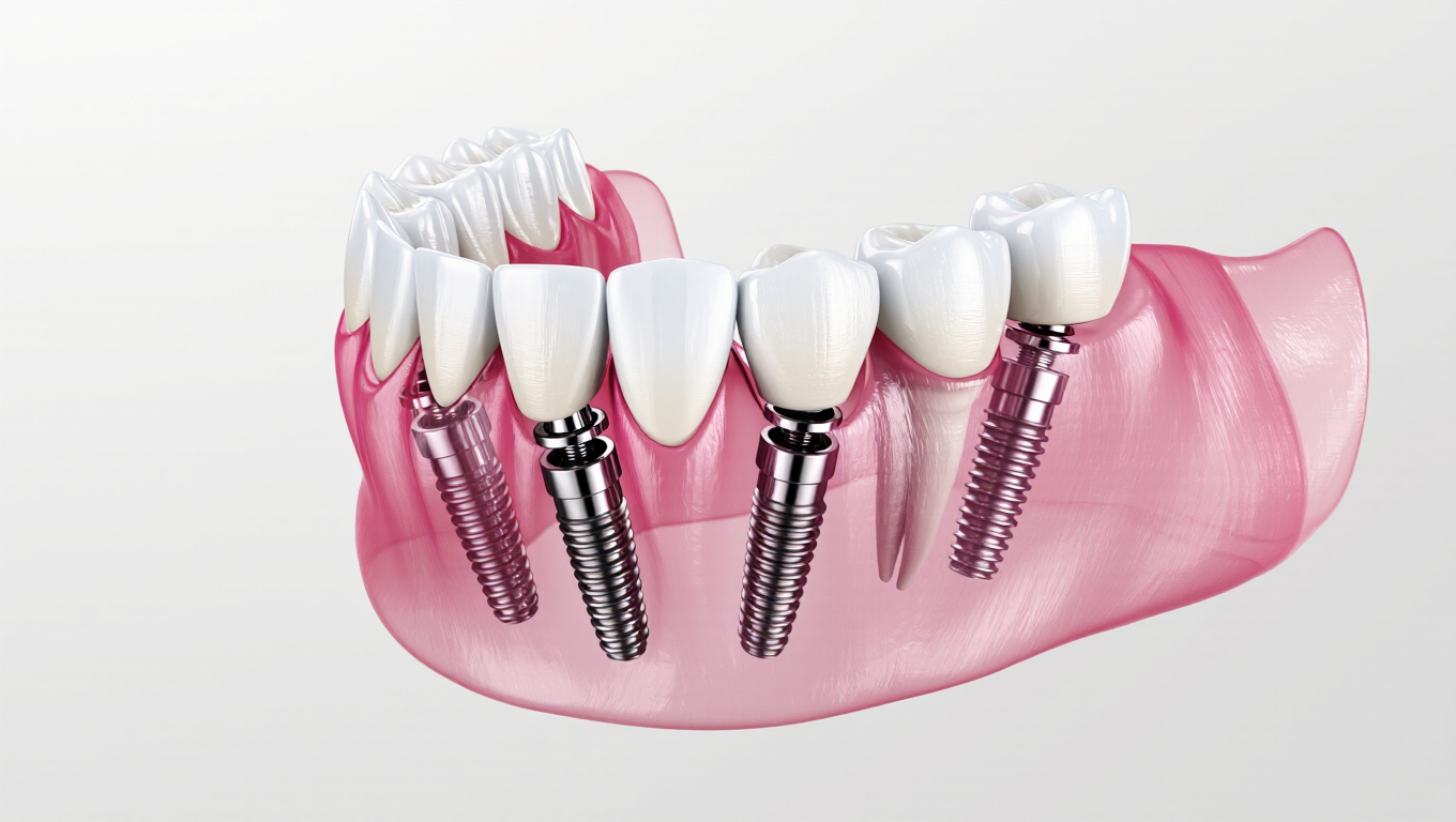 All-On-4 Dental Implants For Replacing Missing Teeth