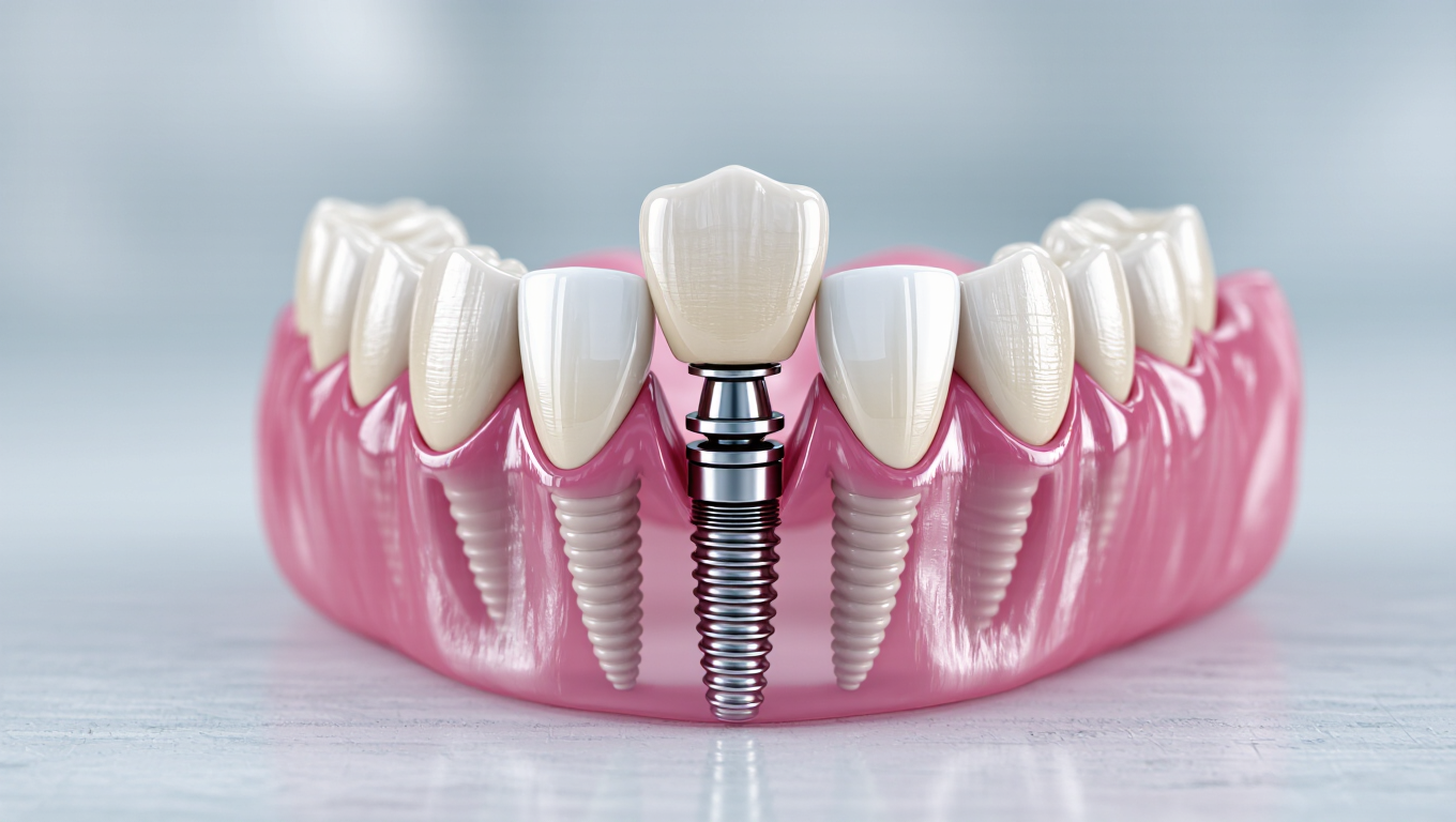 Tissue Level Dental Implant For Improving Dental Aesthetics