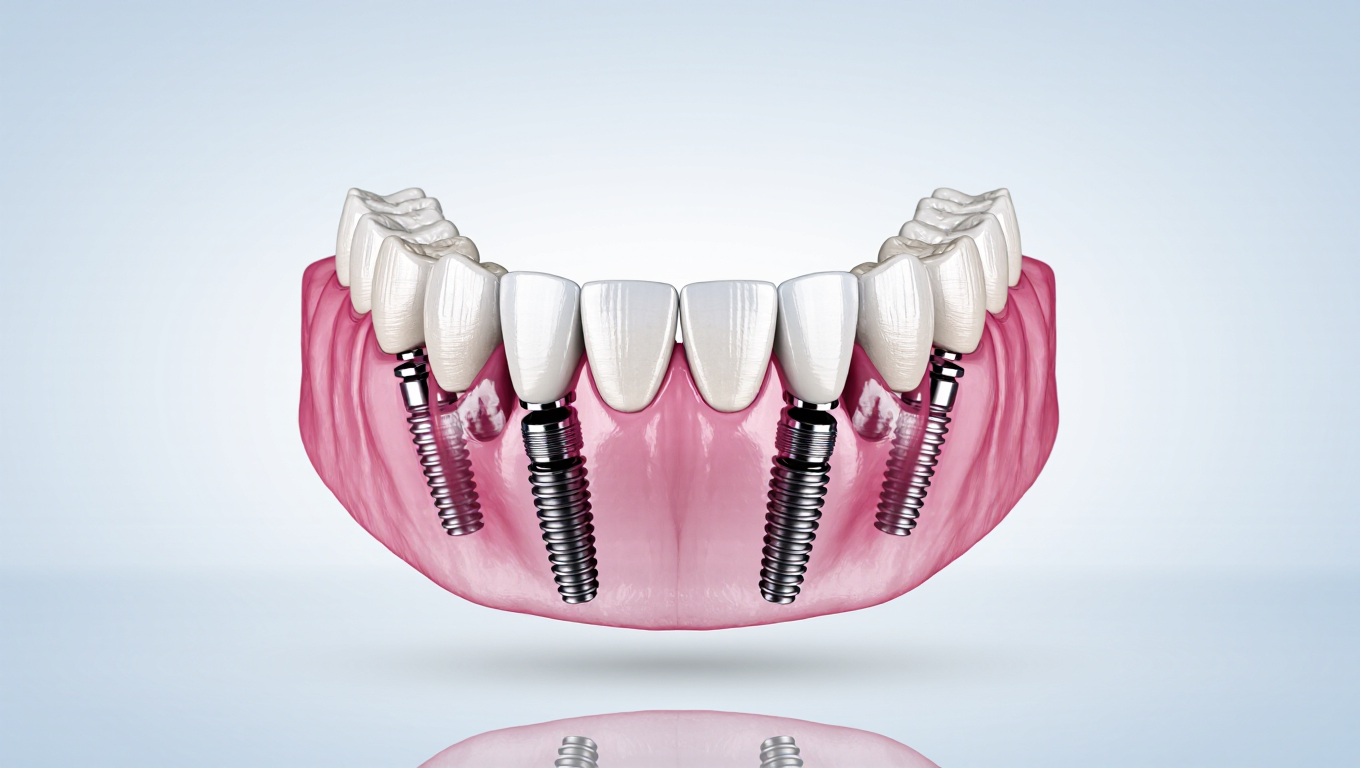 All-On-4 Dental Implants For Restoring Chewing Function