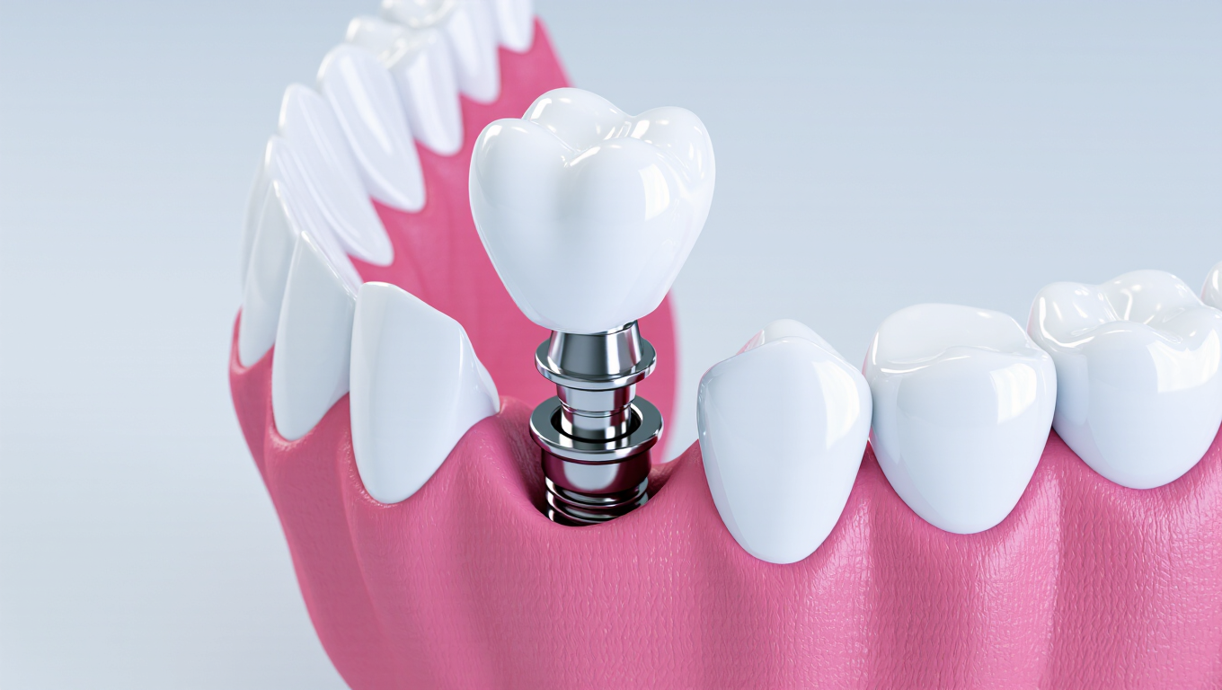 Zirconia Dental Implant For Improving Dental Aesthetics